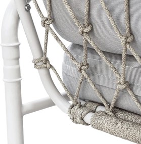 Kerti bútor garnitúra, fém, bézs, AZS-L1913 CRM