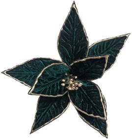 Zöld és arany mikulásvirág 26cm