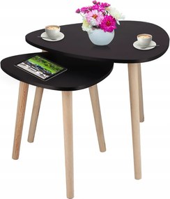 Dohányzóasztal fehér 60x40x60cm FUR1878-1