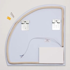Brilagi - LED fürdőszobai tükör QUARTIERE LED/18W/230V 50x55 IP44 CRI 90 dimmelhető +CCT
