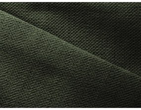 Zöld kinyitható-tárolóhelyes sarokkanapé (bal oldali) Luana – Makamii