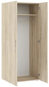 Kétajtós Vállfás Ruhásszekrény WARDROBE 2D