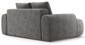 Szürke bársony kanapé 175 cm Linz – Cosmopolitan Design