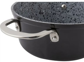 Lamart LT1254 serpenyő fedéllel Granit, átmérő 24cm