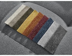 Szürke zsenília kinyitható-tárolóhelyes sarokkanapé (jobb oldali-heverő résszel) Roxelane – Bobochic Paris