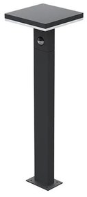 LED Kültéri lámpa érzékelővel BARI LED/10W/230V 4000K 60 cm IP54 antracit