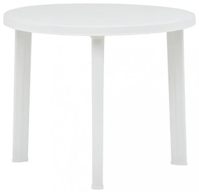 fehér műanyag kerti asztal 89 cm