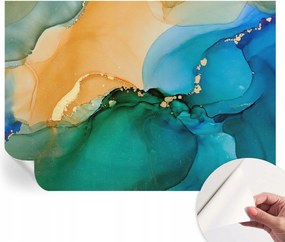 Öntapadós fotótapéta Nappaliba és Hálószobába Színes hullámok 208x146