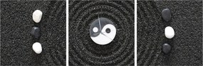 Kép - Yin és Yang (órával) (90x30 cm)
