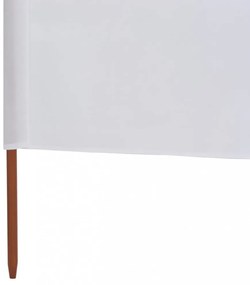 homokfehér szövet 3-paneles szélfogó 400 x 160 cm