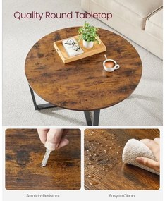 ELDUR konferenciaasztal barna/fekete