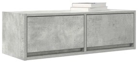 betonszürke szerelt fa TV-szekrény 80x31x25,5 cm