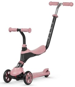 QPlay - Gyermek roller 4in1 SEMA rózsaszín