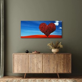 Kép - szív, fából (120x50 cm)