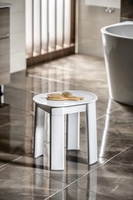 Aqualine Aqualine, TETRA Fürdőszobaszék 42x41x27 cm, fehér, 2872