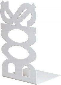 Könyvtámasz fehér acél Books 210x120x110mm