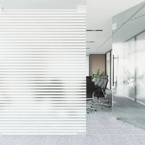 matt csíkos mintás PVC ablakfólia 90 x 500 cm