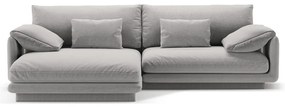Világosszürke sarokkanapé (bal oldali) Torino – Micadoni Home