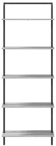 Könyvespolc Szürke sonoma 60 x 24 x 168 cm Faanyag