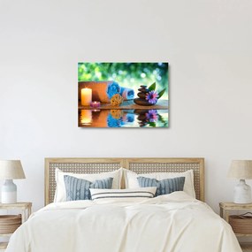 Üveg kép - Relaxáló masszázs festés (70x50 cm)
