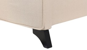 Franciaágy 140 cm AMBRE (ágyráccsal) (bézs). 1007084