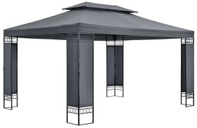 Juskys Kerti pavilon Capri 3 x 4 m - antracit