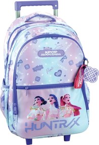 K-pop Démonvadászok Purple gurulós iskolatáska, táska 46 cm