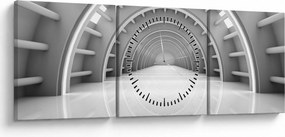 Kép - 3D átmenet (órával) (90x30 cm)
