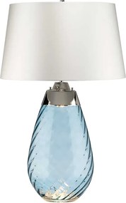 Elstead Lighting LENA LARGE LENA-TL-L-BLUE-OWSS Asztali lámpa 1X7W/GU10+1x60W/E27