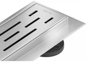 Mexen Flat M01 lineáris lefolyó 90 cm, inox - 1020090-15