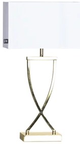 ByRydens 2829610-5000 - Asztali lámpa OMEGA 1xE27/5W/230V fehér/arany