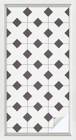 Szélvédőfólia Adatvédelem Ablak Gyémánt fekete-fehér 50x100 cm