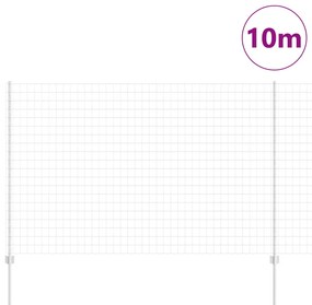 Kerti Kerítés Szett 2 db Horganyzott acél Szabvány Tartós