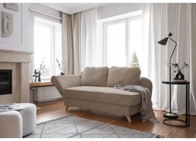 Szürkésbarna kordbársony heverő (bal oldali) Chic Charlotte – Miuform