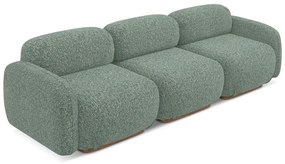 Világoszöld moduláris kanapé 270 cm Ailani – Makamii