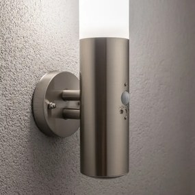 BRILAGI - Kültéri fali lámpa érzékelővel ELIA 1xE27/20W/230V IP44 króm
