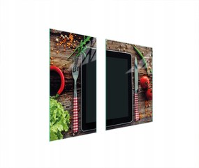 Üveg Védőlap Deszka 75x52 Konyha Edzett Üveg