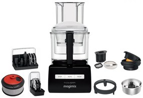 Magimix® 5200 XL Konyhai robotgép Premium csomag fekete színben + ajándék hasáb és kockavágó készlettel
