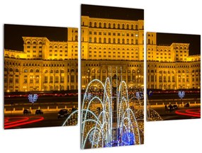 Kép - A Parlament palotája, Bukarest, Románia (90x60 cm)