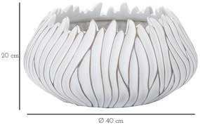 Gaspeau padlóváza polyresin honduras ø 40x20cm