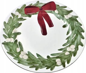 Blanche Festive Christmas dekorációs tányér 33