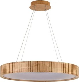 Brilagi - LED csillár kábelen FALCON WOOD MODERN LED/40W/230V, átmérő 60 cm, fa