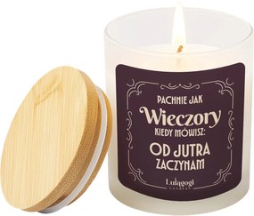 Olyan illata van, mint az estéknek Gyertya Vicces Nyomtatással Új Munka