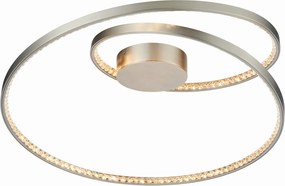 ENDON 73047 ETERNITY Kristály Mennyezeti Lámpa Nikkel, Átlátszó LED IP20
