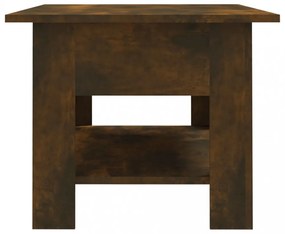 füstös tölgy színű szerelt fa dohányzóasztal 102 x 55 x 42 cm