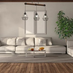 Felületre szerelhető csillár ACERO 3xE27/60W/230V