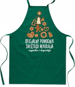Konyhai Kötény Nyomtatott Mikulás Segédeszköz Sütőkek