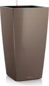 Lechuza virágtartó Cubico Premium 40 önöntöző Taupe Fényes