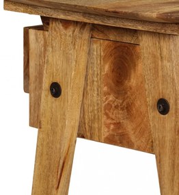 tömör mangófa íróasztal 110 x 50 x 76 cm