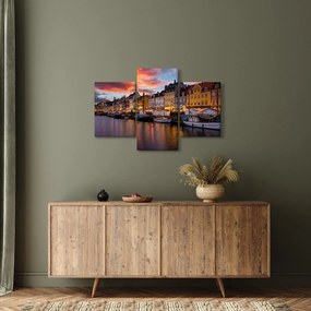 Kép - Nyhavn, Koppenhága (90x60 cm)
